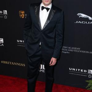 Cameron Moir attends BAFTA Los Angeles Jaguar Britannia Awards Presented By BBC America And United Airlines.