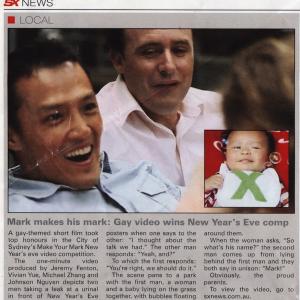 Media clipping of Make Your Mark winning entry featuring Khanh Trieu