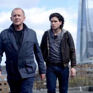 Still of Peter Firth and Kit Harington in Spooks The Greater Good 2015