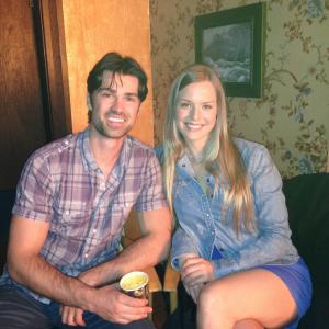 Corey Sevier and Jocelyn Ott on Hallmark series, Cedar Cove.