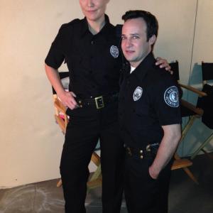 with Danny Strong on the Justified set Before I gave him a beatdown