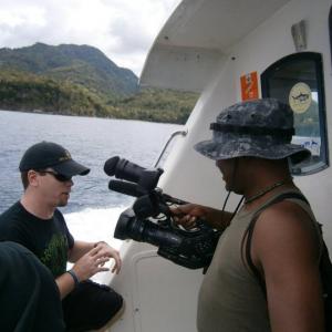 Filming for Who the Frak St Lucia Lesser Antilles