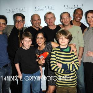 Frederik Hamel Pat Towne Philip AnthonyRodriguez Dean Haglund Alex Rapport Rico E Anderson Patricia Tallman Zachary Haven Sheetal Gandhi and Murphy Towne attend SCIFEST held at The ACME Theater on May 6 2014 in Los Angeles CA