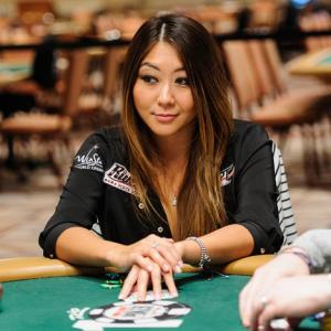 Maria Ho playing the World Series of Poker