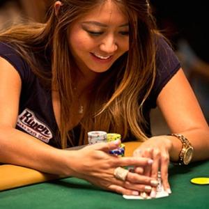 Maria Ho at the World Series of Poker.
