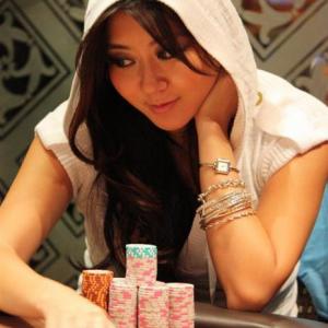 Maria Ho at the World Poker Tour Bellagio Cup final table.