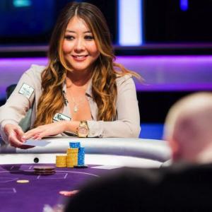 Poker Star, Maria Ho, on season 1 of Shark Cage.