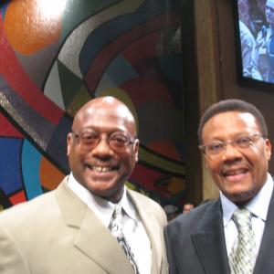 Percy and Judge Mathis at West Angeles COGIC