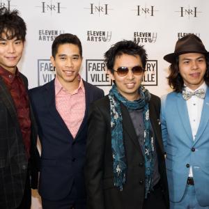 Jae Leung, Aaron Sameul Yong, Tzang Merwyn Tong and Lyon Sim at Faeryville premiere