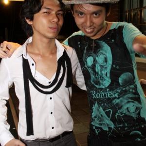 Lyon Sim and Tzang Merwyn Tong at event of V1K1: A Techno Fairytale (2011)