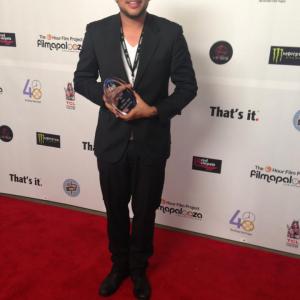 Getting my first award in Hollywood. what a dream come truE