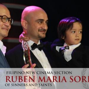 Ruben Maria Soriquez wins Best Actors