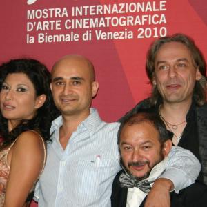 Ruben Maria Soriquez con Orfeo Orlando e Roberto Roda a Venezia 67