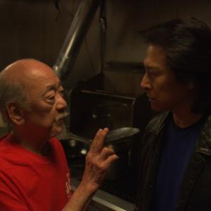 With Pat Morita, 18 Fingers of Death