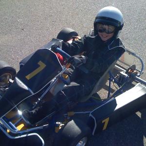 Chelsea Smith Go Daddy GoCart Racing