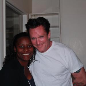 Behind the scenes of Terrible Angels with Michael Madsen