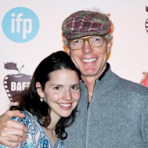Laura Butler at Big Apple Film Festival 2014 premiere of Family on Board, starring Eric Roberts, George Pogotsia, and Karina Arroyave. With documenatary filmmaker Stephen Earnhart.