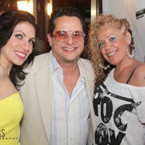 Jorie Burgos with Tito Puente Jr and Cece La Reina Gomez