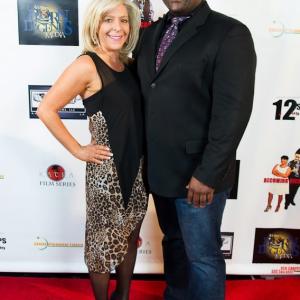 Me and Tony Clomax creator and director of 12 Steps To Recovery Red Carpet Event