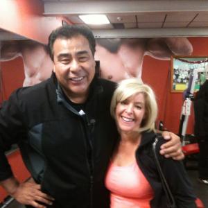 With John Quinones from ABC Primetime What Would You Do? during the Gym Antiheroes episode