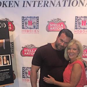 At the Hoboken International Film Festival for The Networker with produceractor Steve Stanulis f