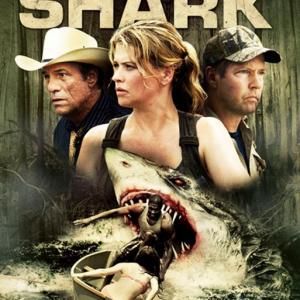 Official Poster in boat  Swamp Shark SyFy