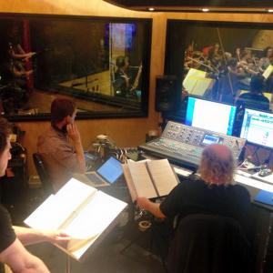 Recording with the Christchurch Symphony Orchestra - 