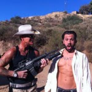 Dont Move or Ill Blow your Head Off!!!  Filmed in the California Desert Bobby Vigeant as LT Nicky DeQuattro as a Terrorist in Dirty Gun!!
