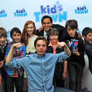 With most of the cast of Kids Town