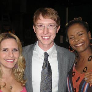 With Sally Pressman and Tonya Pinkins on set of Army Wives.