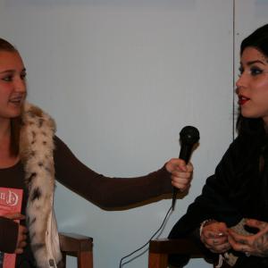Interview with Kat Von D of TLC's LA ink. 11/10/10.