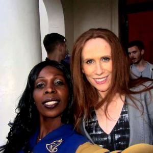 Catherine Tate with Joelle