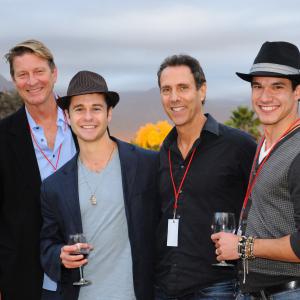 (From left) Brett Cullen, Nick Thurston, Paul Weber, and Alberto De Diego at the 2010 Ojai Film Festival