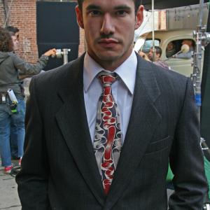 Alberto De Diego on the set of Sparks