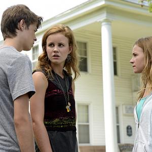 Still of Colin Ford Britt Robertson and Mackenzie Lintz in Under the Dome 2013