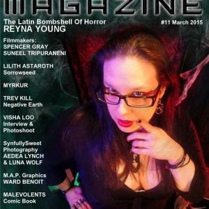 My First Magazine Cover with Malevolent Magazine!!