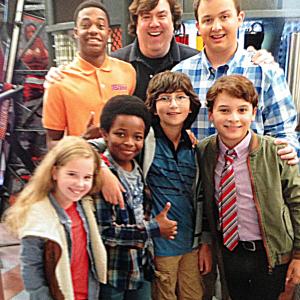The Cast and Producer Dan Schneider of Nickelodeons pilot Gibby! 2012