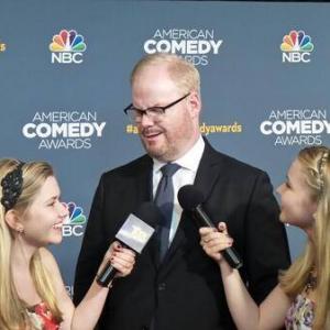 Hannah and Cailin Loesch Jim Gaffigan at event of American Comedy Awards