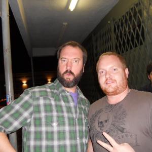 Jonathan Darden with Tom Green at 3 Ace's