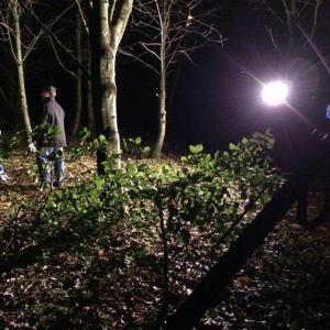 Filming on location for VENGEANCE produced by Chrissa Maund