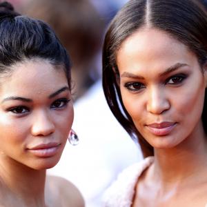 Chanel Iman and Joan Smalls at event of Cleopatra 1963
