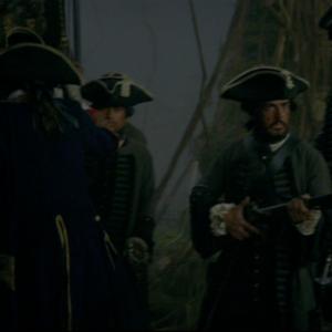 Sen Francis George as Spanish Soldier in Pirates of the Caribbean On Stranger Tides