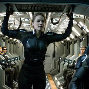 Still of Rose Byrne, Nicholas Hoult and Jennifer Lawrence in X-Men: Apocalypse (2016)