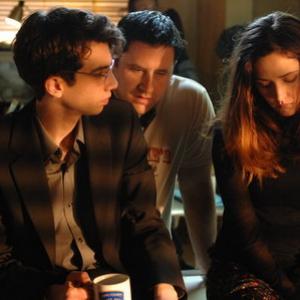 Jay Baruchel Rose Byrne and Chaz Thorne in Just Buried 2007