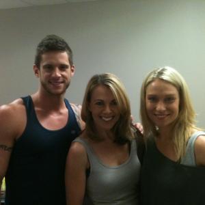 On the set of Home & Away