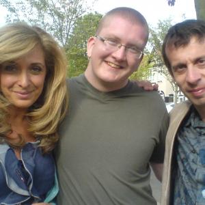 With Tracy Ann Oberman and David Schneider in 2010