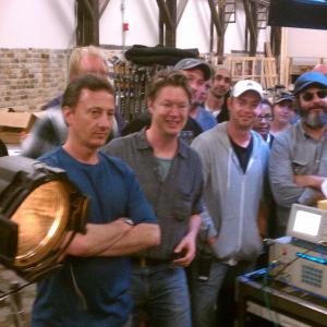 SK on SFX with Anthony Katagas and the milisecond camera crew on Brad Pitts Killing Them Softly Second Line Studios NOLA