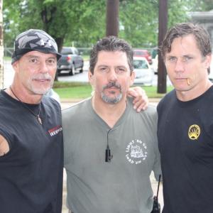 Lex Geddings Me and Bill Sharpf Two of the best stunt guys in the biz On set in Baton Rouge