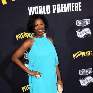 Sope Aluko arriving at Pitch Perfect 2 Red Carpet Premiere Nokia Live Theatre Los Angeles CA Friday May 8th 2015