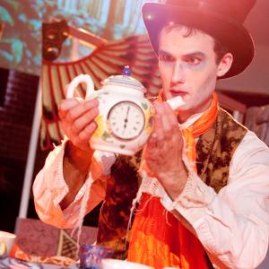 As the Mad Hatter~Production still, Vesper Theatre Co. Production, 'The Alice Project'